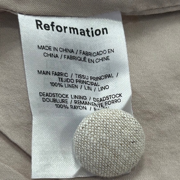 Reformation Billie Linen Vest - Picture 8 of 10